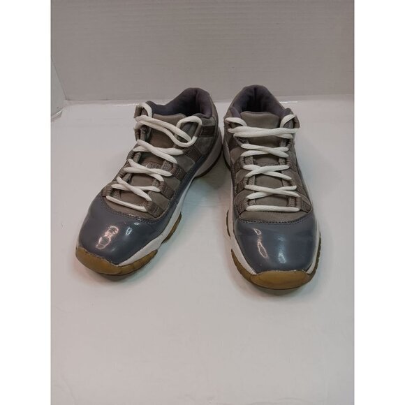Nike Air Jordan 11 Retro Low Boy's Cool Wolf Gray Sneakers - Picture 10 of 10